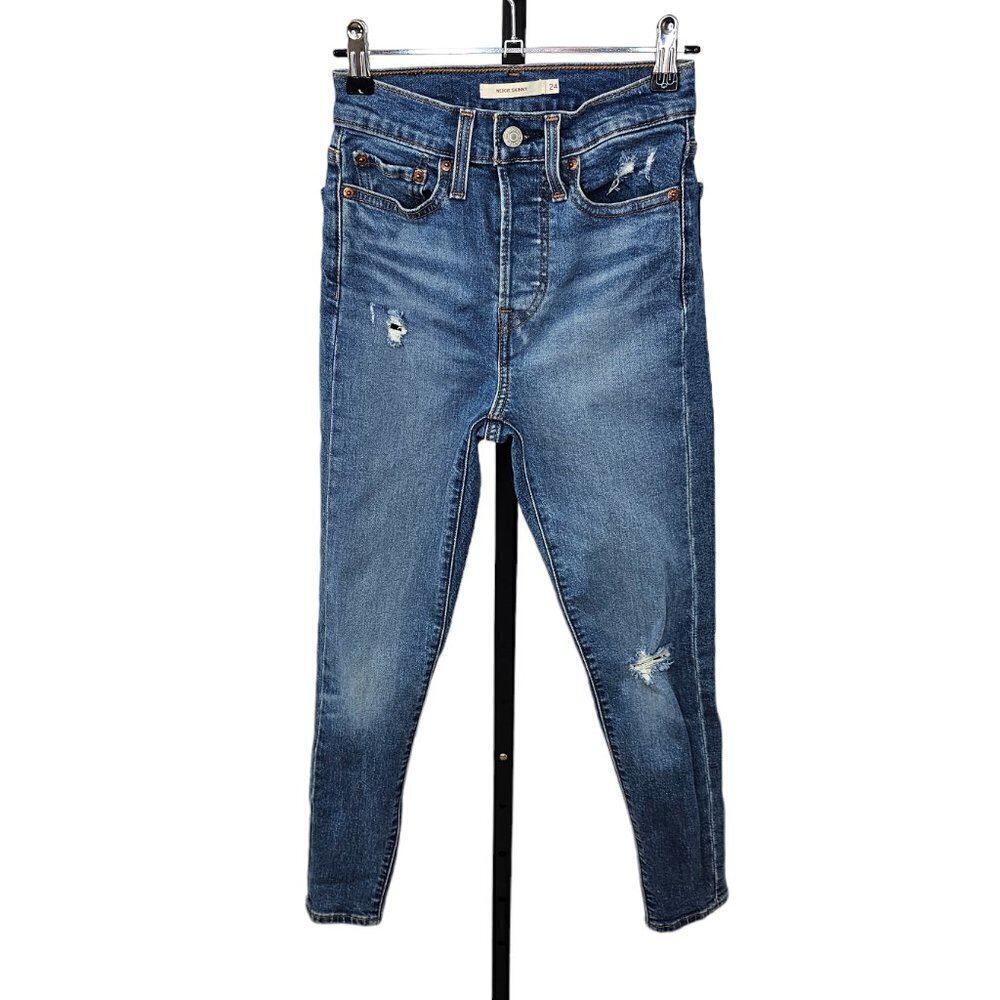 Levi's Womens Wedgie Skinny Jeans Size 24  High Rise